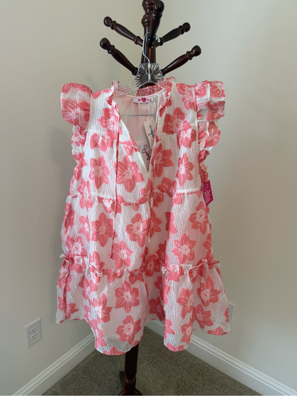 Pink Floral dress